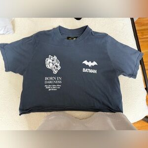 Batman Kids Graphic T-Shirt - Dark Gray